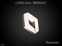 Renault 3d Logo3d model