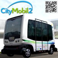 Driverless CityMobil Wepod bus3d model