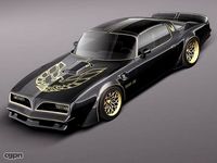 Pontiac Firebird Trans Am Bandit 77 Custom3d model