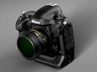 Nikon D4 Photo Camera3d model