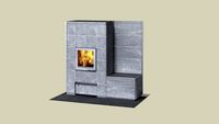 Tulikivi Vasa+KM002 fireplace