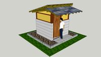 toilet untuk guest house di Cigumentong