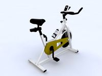 Exercise bike3d model