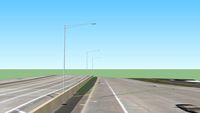 I-294 Tri State Tollway - Street Lights leaving Touhy Plaza 29