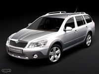 Skoda Octavia Scout 20103d model