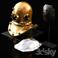 Set of decorative items