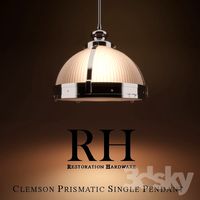 Clemson Prismatic Single Pendant