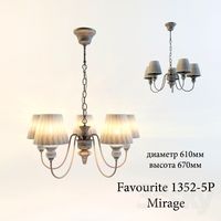 Pendant Chandelier Favourite 1352-5P Mirage