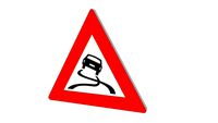 Dutch traffic sign, J20