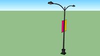 Double Lamp Post