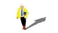 2D Man - Health & Safety Officer Site Worker
