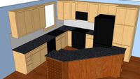 kitchen cabinet layout