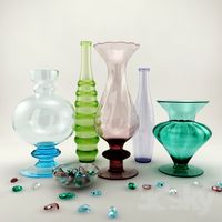 Vase from a glass