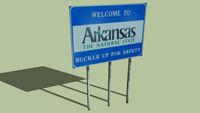 Welcome Sign Arkansas