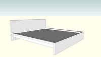 IKEA Double Bedframe - MALM 180x200