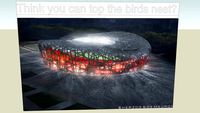 STADIUM COMPETITION! Think you can top the birds nest?