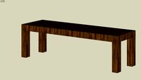 75084 Authentico Bench 160x40 cm (Authentico Bank 160x40)