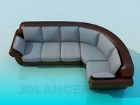3D Model Sofa taupe