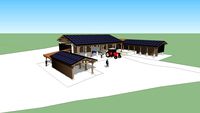 hangard agricole panneaux solaires