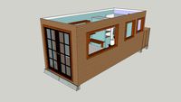 20' Shipping Container build-out plan