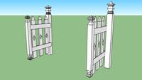 White Picket Fence - Open Gate