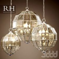RH STREET GAS LAMP PENDANT (3 size)