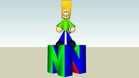 thomas sur le logo n64