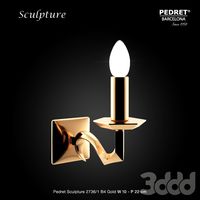 Pedret Sculpture 2736/1 B4 Gold