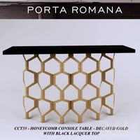 Porta Romana HONEYCOMB CONSOLE TABLE