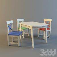 стол со стульями IKEA
