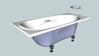 Baignoire 160 x 70 Allia modèle Modane