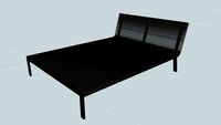 LAGO 'Steps' bed, 160 x 200cm