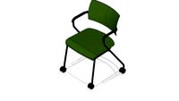 B_Cause office chair – 4-leg on castors