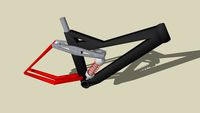 Full Suspension Mountain Bike Freeride Frame