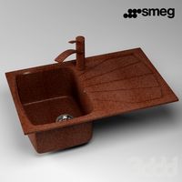 Композитная врезная мойка Smeg LSE791RA