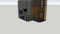 Cronos office measurements & shelves & desk...