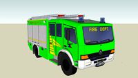 EUROPEAN FIRE DEPARTMENT MERCEDES ATEGO ENGINE