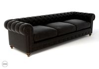 Cigar club leather sofa 118'' 7842-3008 VL