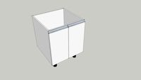 Mueble de cocina 60 cm 2 puertas