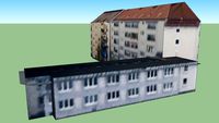 Edificio in Norimberga, Germania