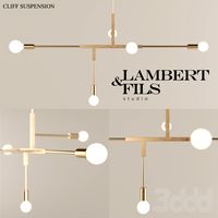 Lambert & Fils Cliff Suspension Lamp