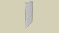 Sheet Metal Louver Panel