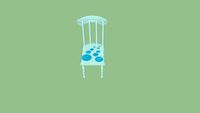Silla de cristal
