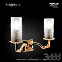 Pedret Sculpture 1736/2 B4 Gold