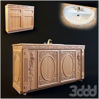 Тумба с раковиной.