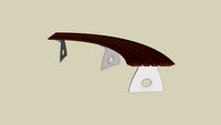 Forms+Surfaces Leda Bench, backless, 8 foot, curved, no arms