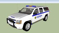 Chevrolet Suburban Police car (Lögreglubíl)