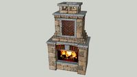 Tuscany Fireplace (Sierra)