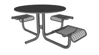 Carousel 3 seat Table