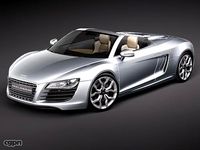Audi R8 Spyder3d model